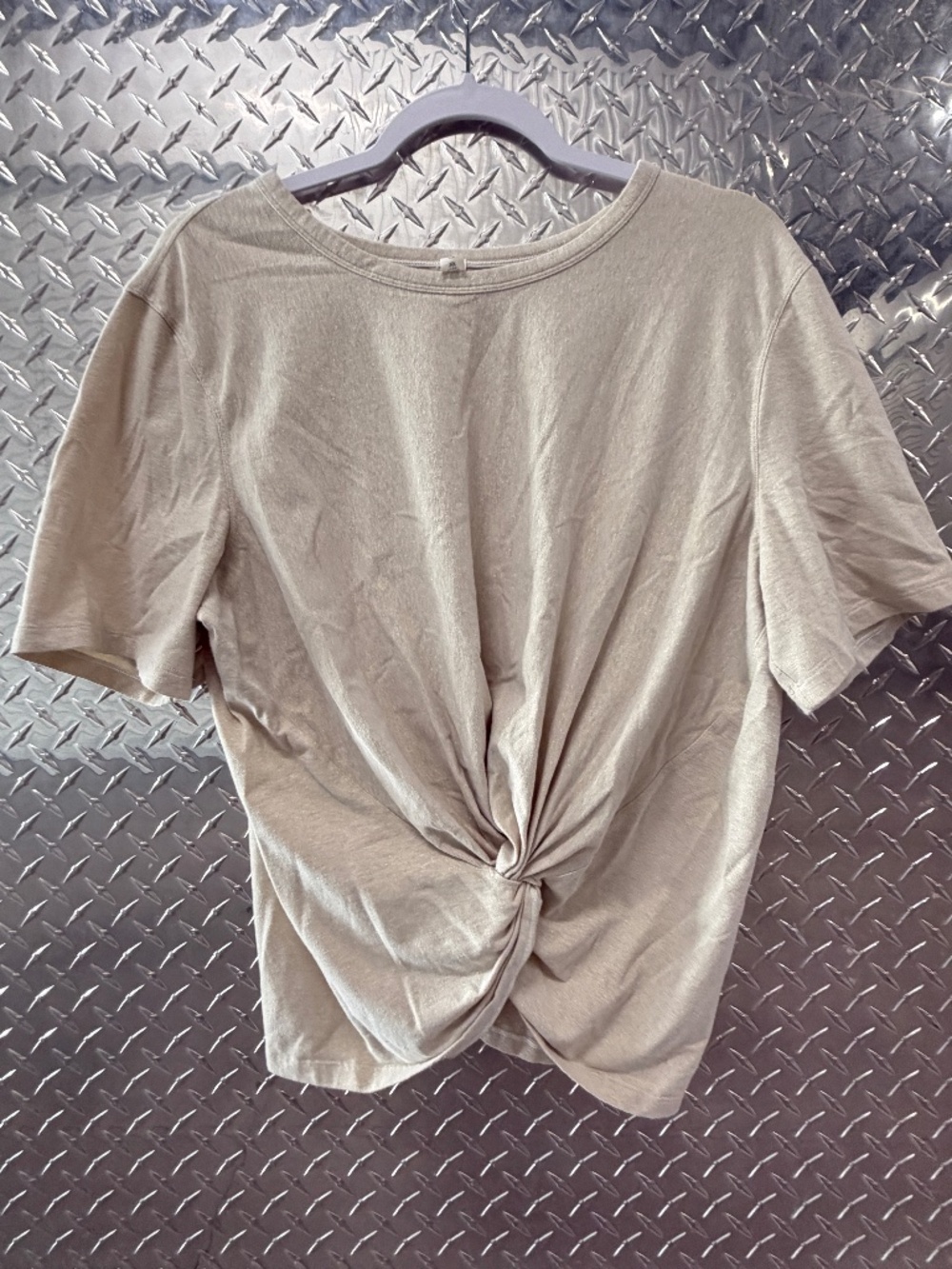 Lululemon Athletic Crescent Tee *Spark In Bone Size 12 $68 Special Edition